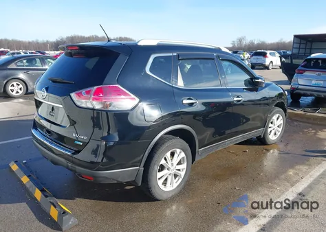 2014 Nissan Rogue Sv из США, поврежденный, VIN 5N1AT2MV2EC817212